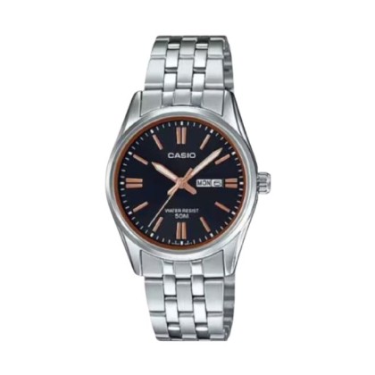 Casio General LTP-1335D-1A2VDF Black Dial Stainless Steel Women Watch